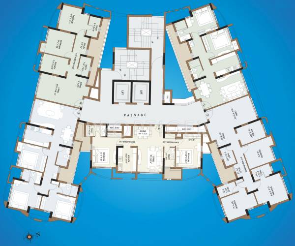 Images for Cluster Plan of Kalpataru Siddhanchal VIII