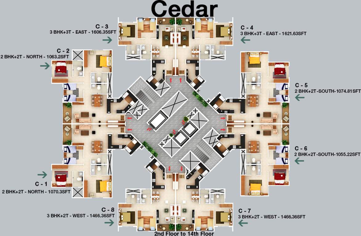 Images for Cluster Plan of Vasathi Avante