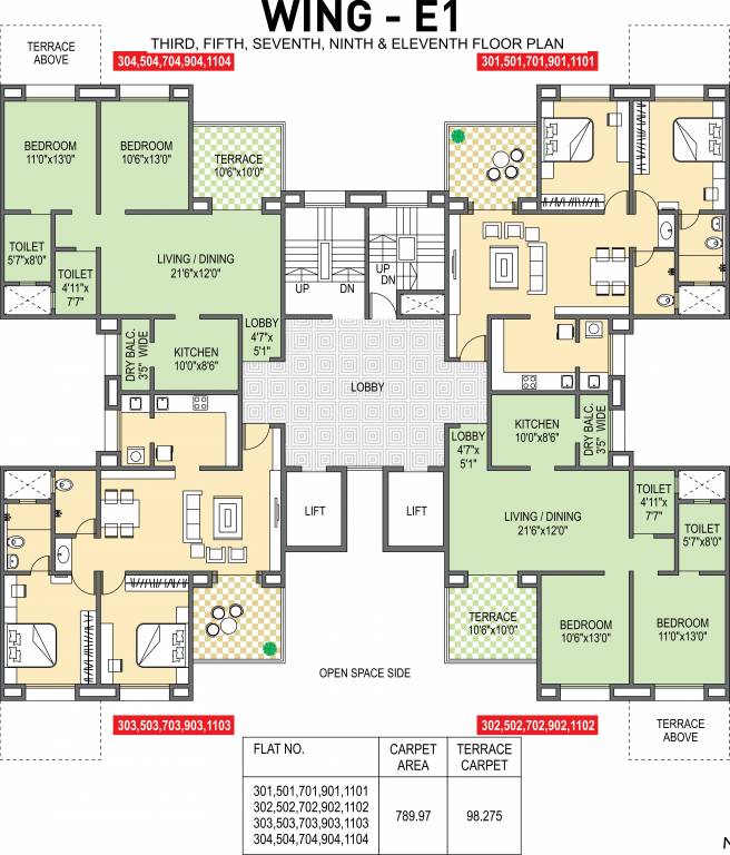 Images for Cluster Plan of Tyagi Uttam Townscapes Elite
