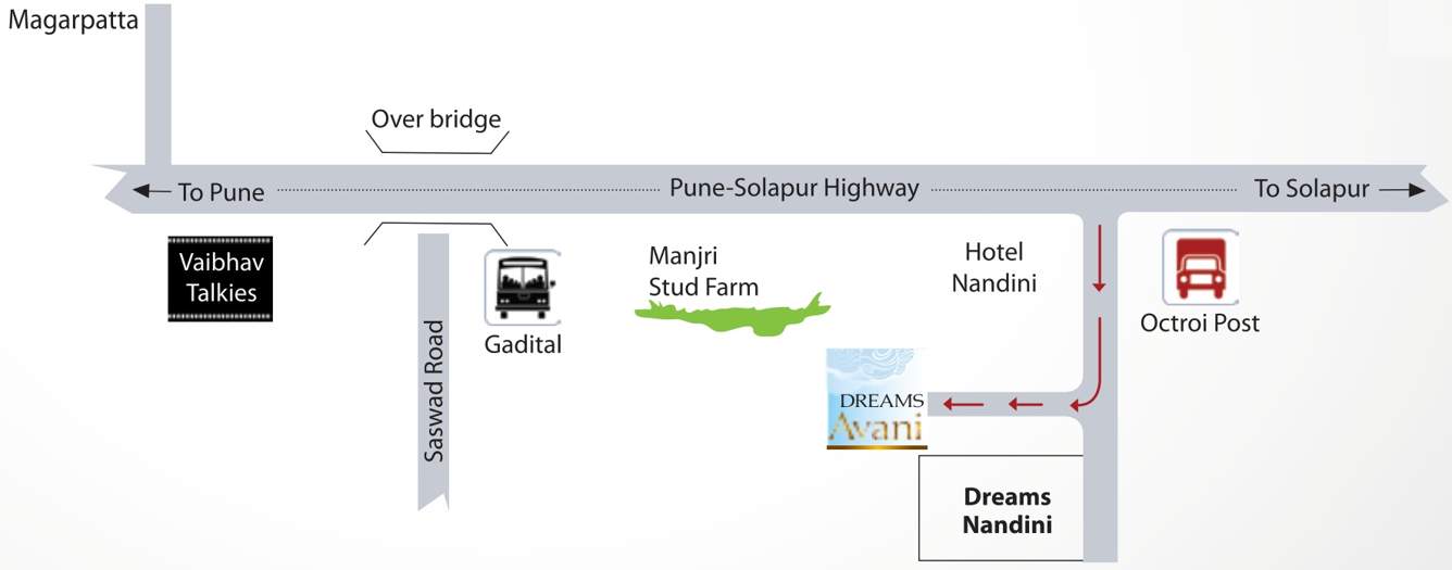  avani Images for Location Plan of Dreams Avani