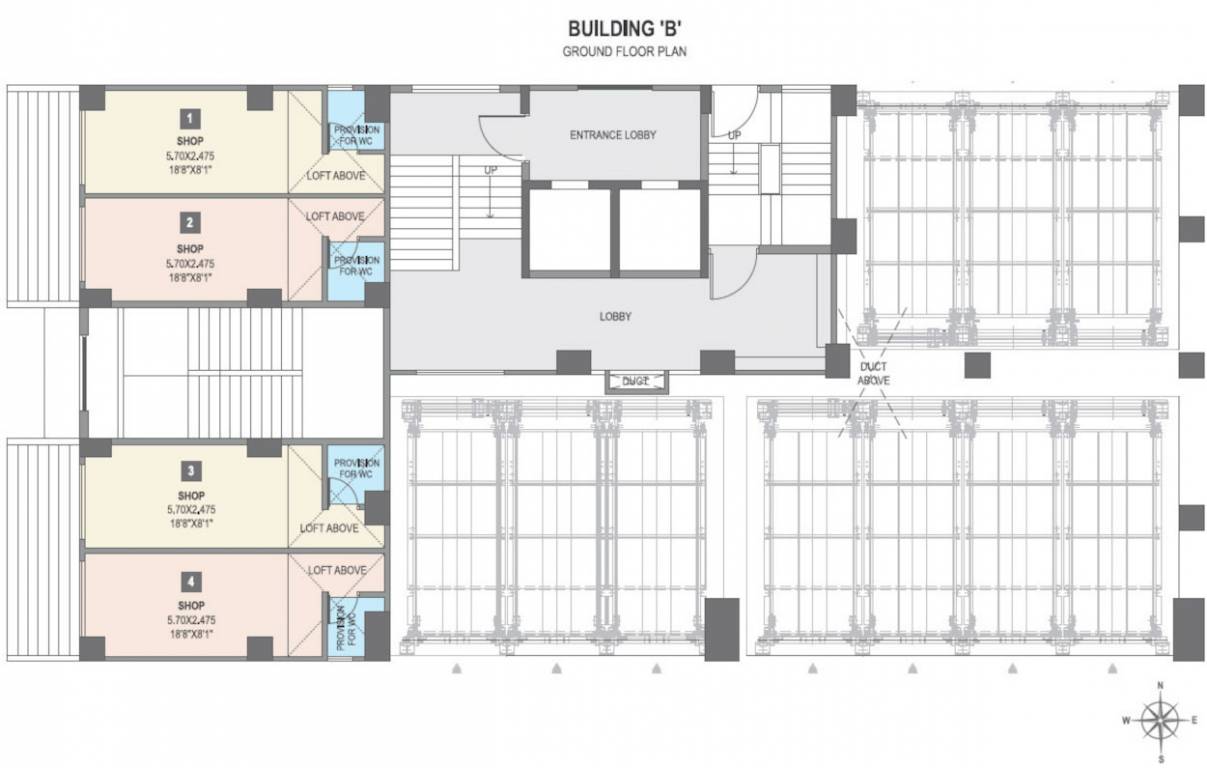 greenaria Single Block Cluster Plan for ground Floor