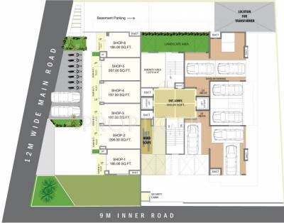 Images for Cluster Plan of Raviraj Realty Green Clouds