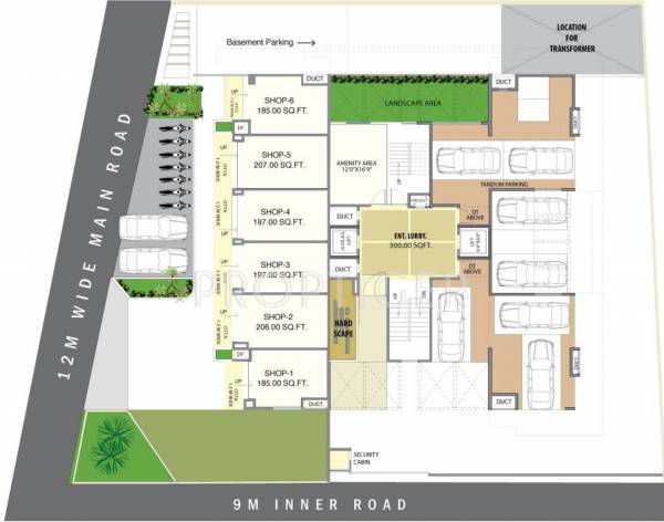 Images for Cluster Plan of Raviraj Realty Green Clouds
