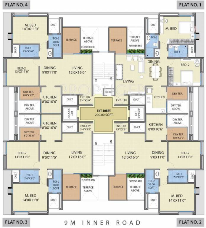 Images for Cluster Plan of Raviraj Realty Green Clouds