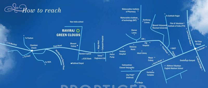 Images for Location Plan of Raviraj Realty Green Clouds