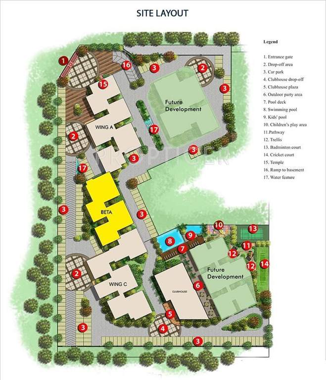 meridian Images for Layout Plan of Lodha Meridian
