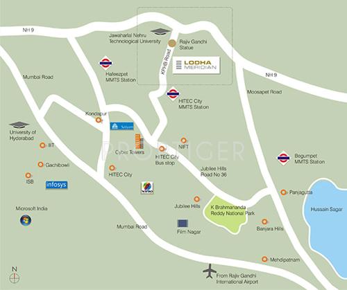 Images for Location Plan of Lodha Meridian meridian Images for Location Plan of Lodha Meridian