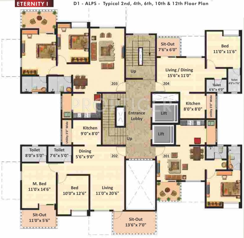 Images for Cluster Plan of Nyati Eternity