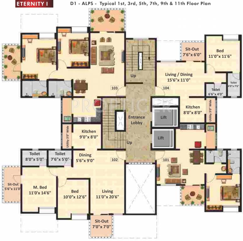 Images for Cluster Plan of Nyati Eternity