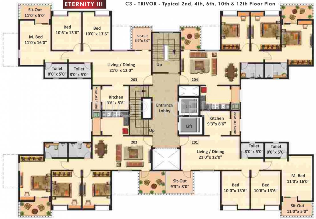 Images for Cluster Plan of Nyati Eternity