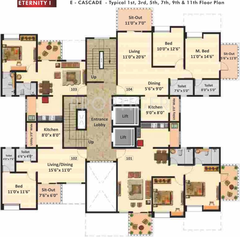 Images for Cluster Plan of Nyati Eternity