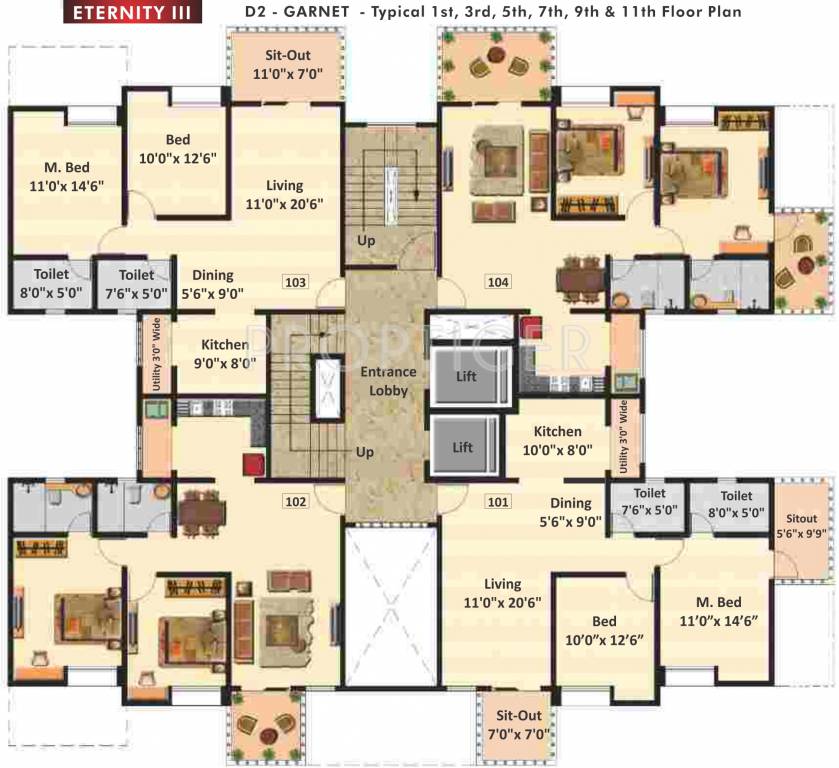 Images for Cluster Plan of Nyati Eternity