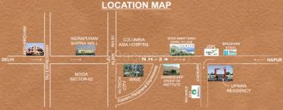 Images for Location Plan of AKH Upwan Residency 1 Images for Location Plan of AKH Upwan Residency 1