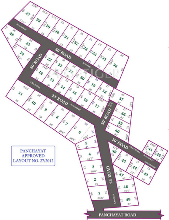 gita properties ashok avenue Layout Plan