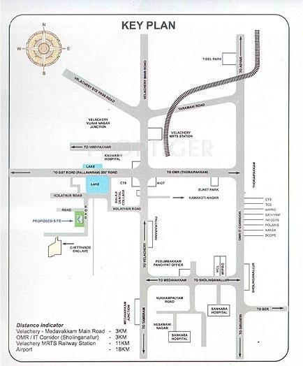 Amraa Properties Pashas Residency Location Plan