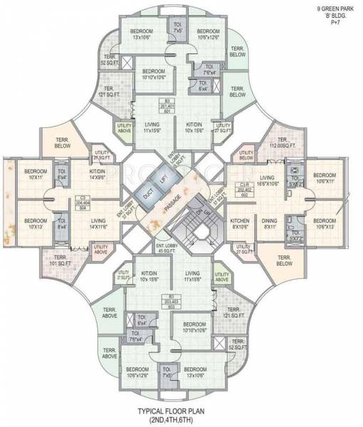 Images for Cluster Plan of Amit 9 Green Park Images for Cluster Plan of Amit 9 Green Park