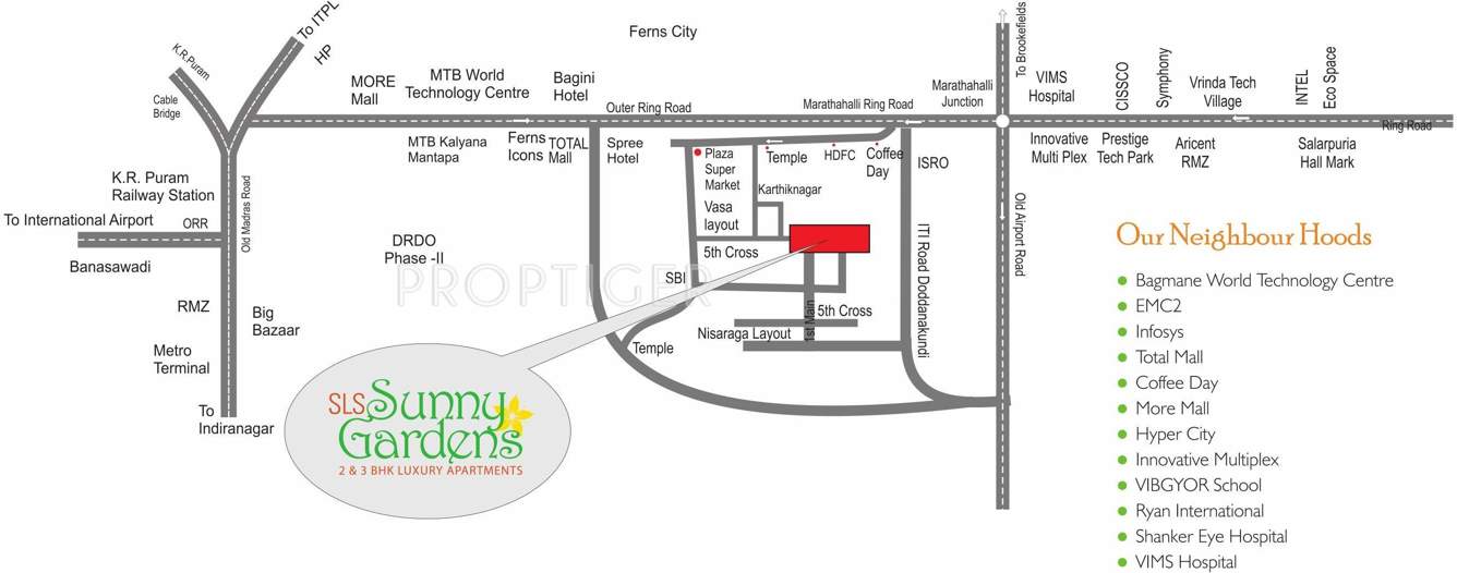sunny gardens Images for Location Plan of SLS Sunny Gardens