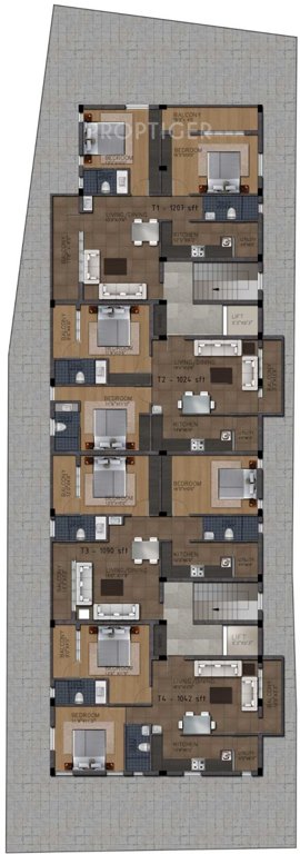 Images for Cluster Plan of Crescentz Wind Gates
