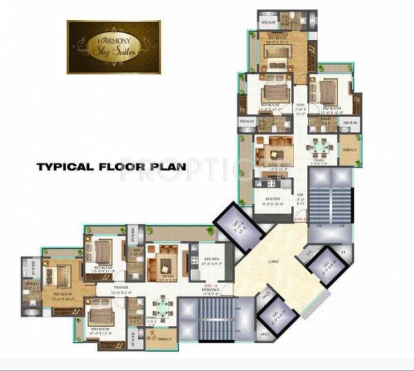 Cluster Plan harmony-residences Cluster Plan