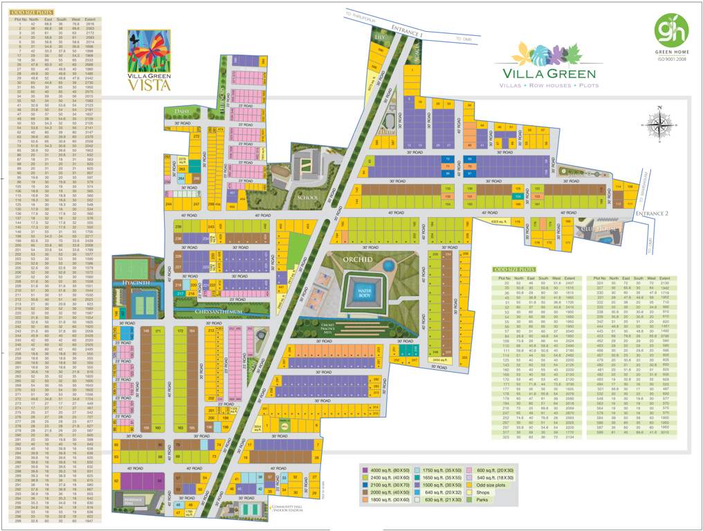 villa green Images for layoutPlan