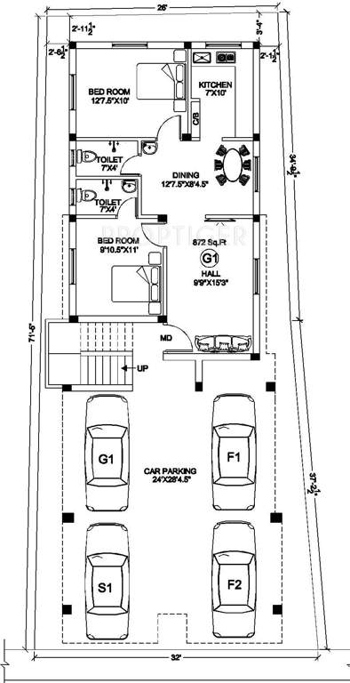 Images for Cluster Plan of Ganesh Builders Sri Nivas
