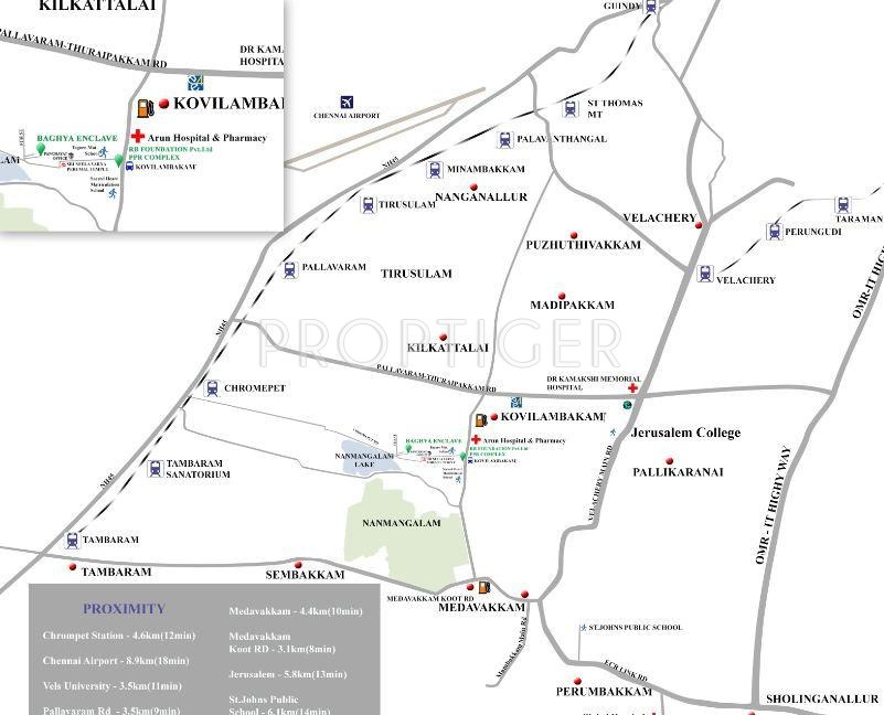Images for Location Plan of RB Foundations Bagyalakshmi Enclave