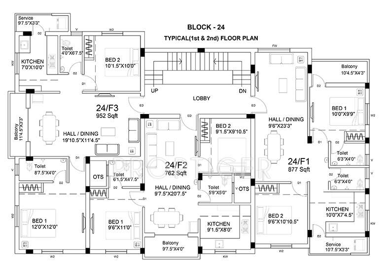  residency Images for Cluster Plan of Ruby Residency
