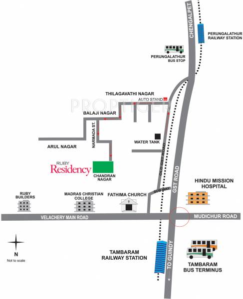  residency Images for Location Plan of Ruby Residency