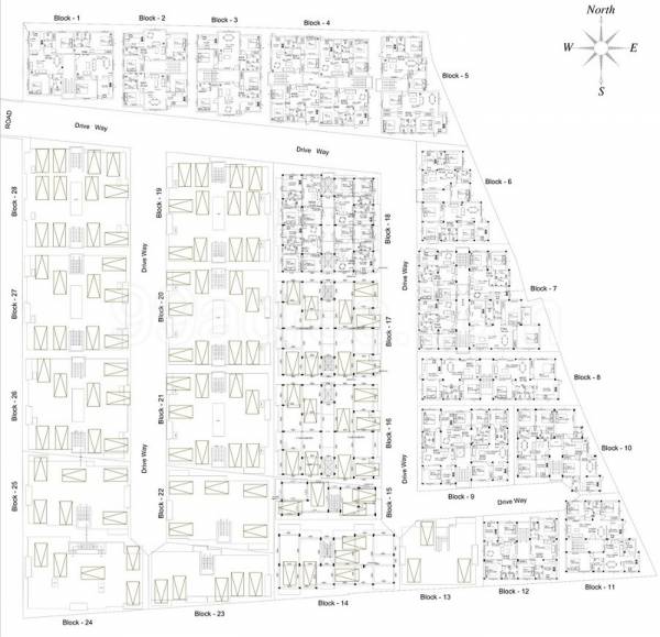  residency Images for Master Plan of Ruby Residency