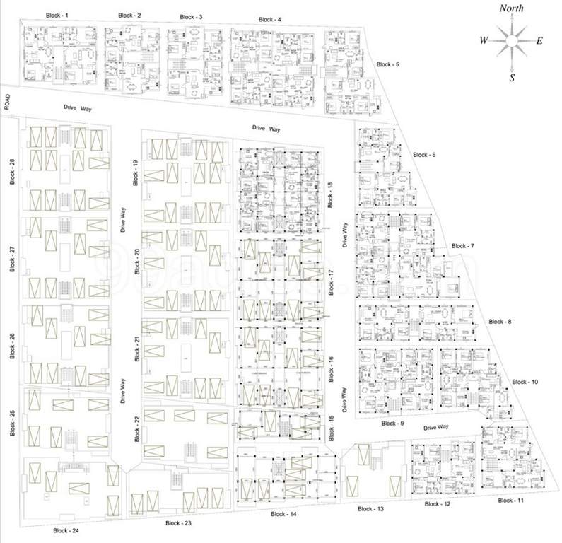  residency Images for Master Plan of Ruby Residency