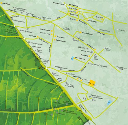Images for Location Plan of Bren Woods Images for Location Plan of Bren Woods