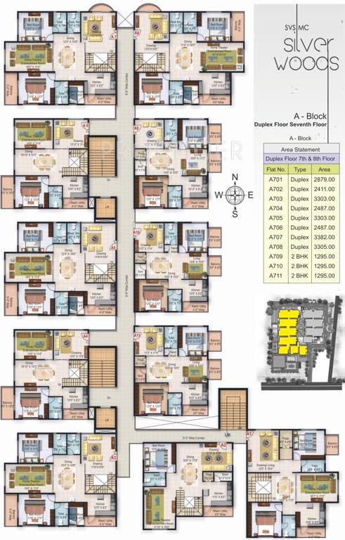  silver woods Images for Cluster Plan of SVS Silver Woods