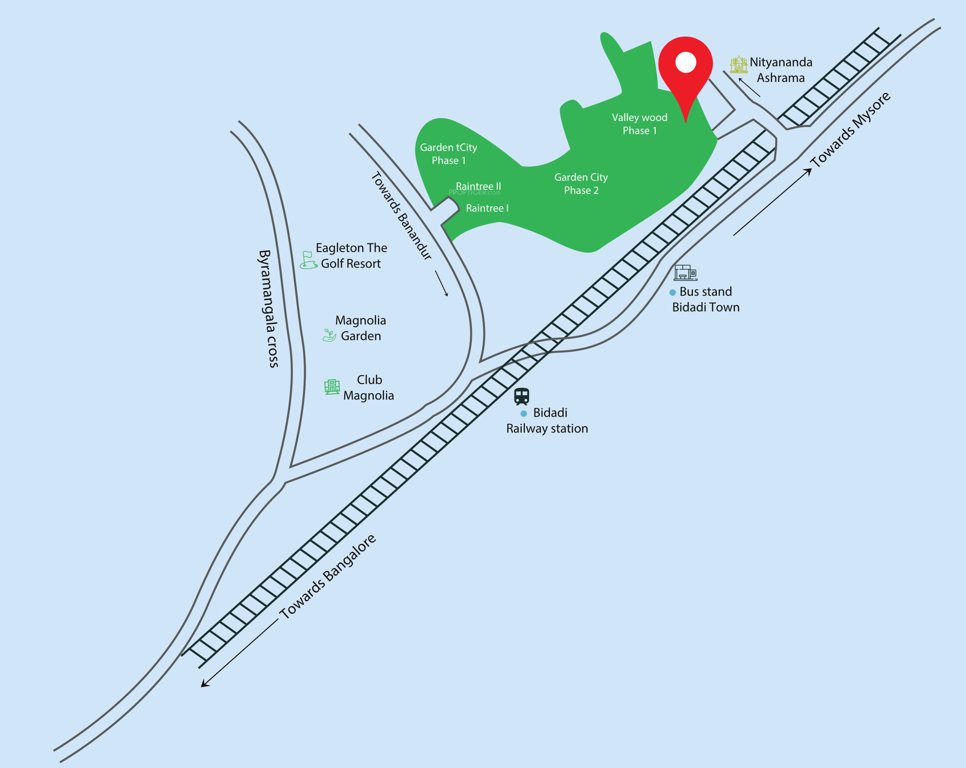  valley woods Location Plan