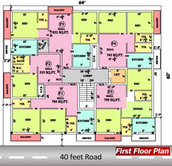Images for Cluster Plan of Right Apartments