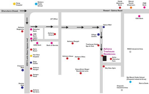  treehouse-residences Images for Location Plan of Ashiana Treehouse Residences
