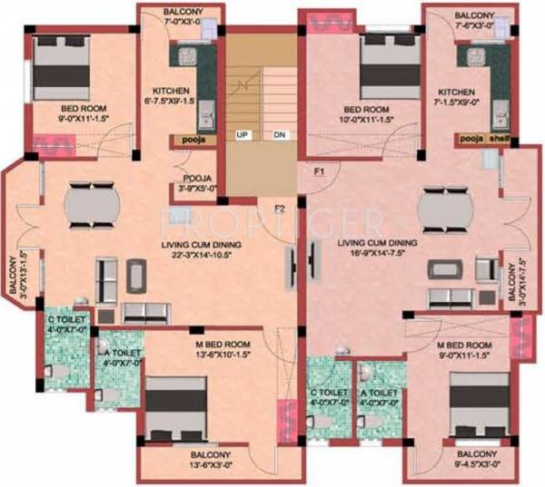 Images for Cluster Plan of Shree Shree Priya Flats
