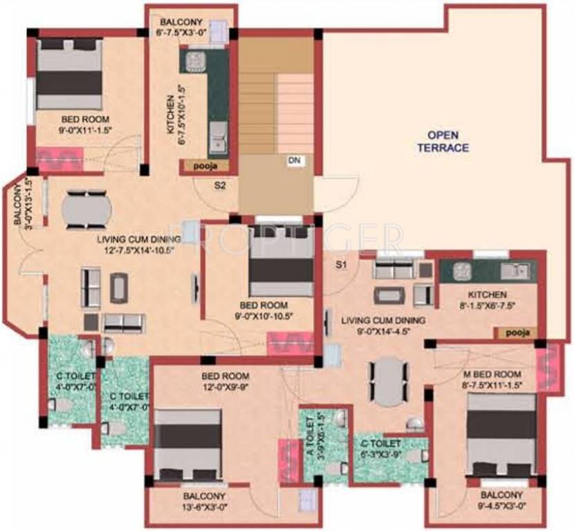 Images for Cluster Plan of Shree Shree Priya Flats