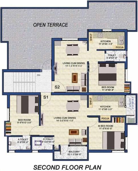 Images for Cluster Plan of Shree Saravana Flats