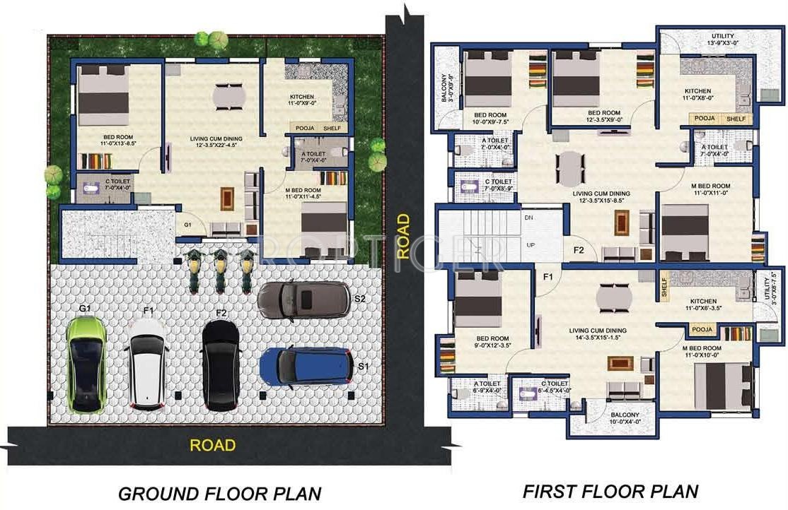 Images for Cluster Plan of Shree Saravana Flats