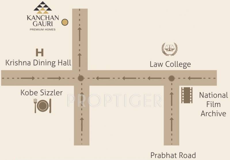 Images for Location Plan of Guardian Developers Kanchan Gauri