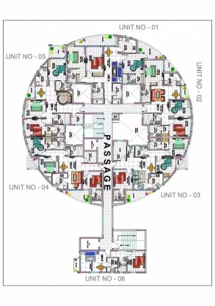  asg-apple-7 Tower A Cluster Plan