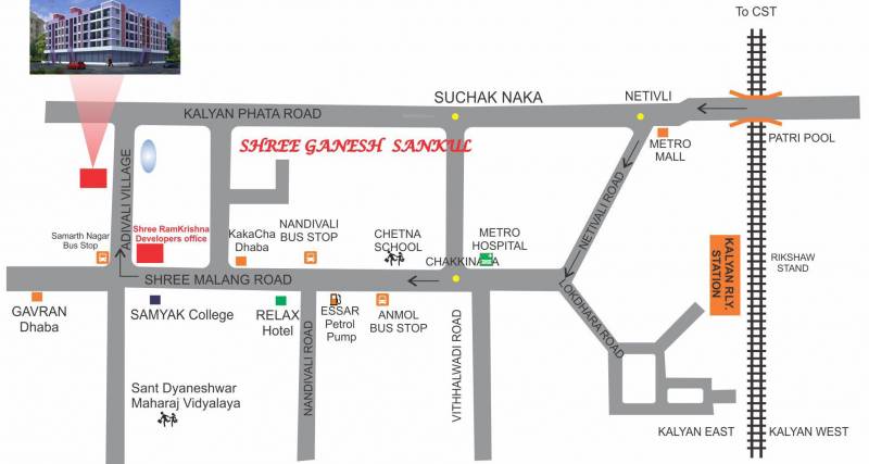 Images for Location Plan of Shree Ramkrishna Sawlaram Bhane Residency