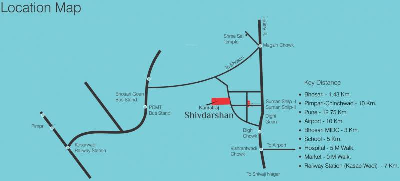  shivdarshan Images for Location Plan of Kamalraj Shivdarshan