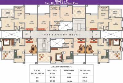 Images for Cluster Plan of Vedant Kingston Elysia