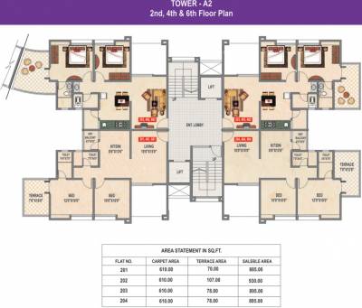 Images for Cluster Plan of Vedant Kingston Elysia