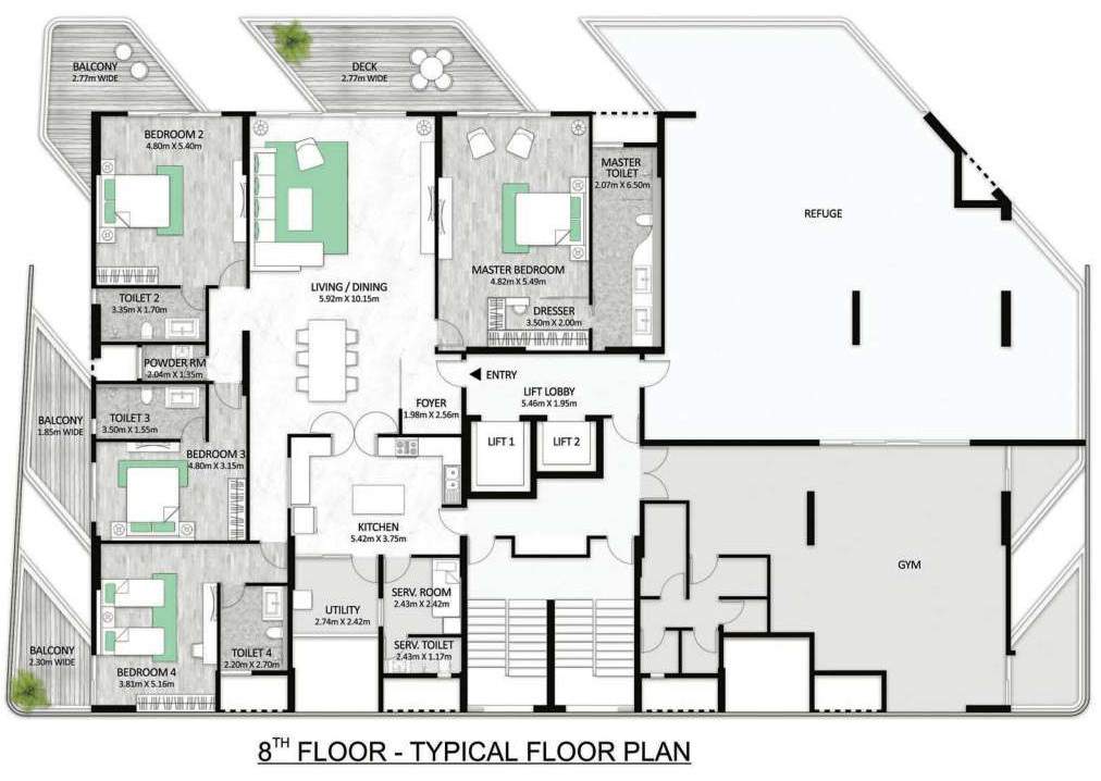  l artista Images for Cluster Plan of Mahindra L Artista