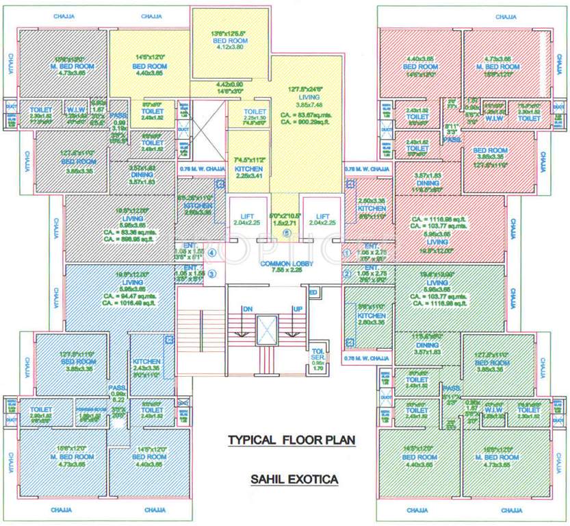 Images for Cluster Plan of Bombay Sahil Exotica