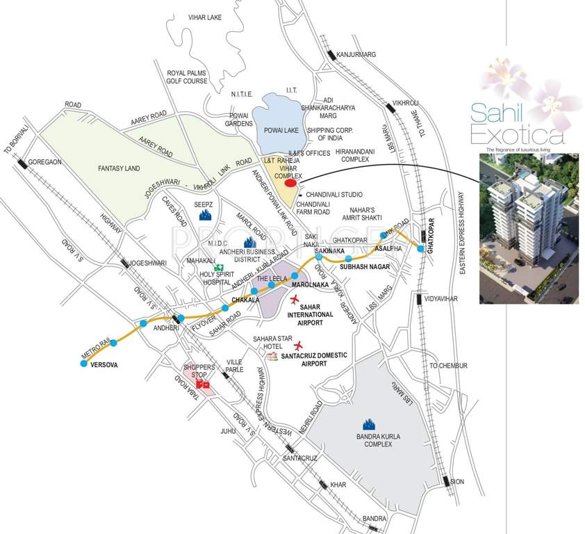  sahil exotica Images for Location Plan of Bombay Sahil Exotica