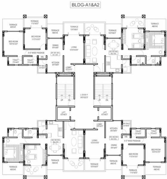 Images for Cluster Plan of Vedant Kingston Serene