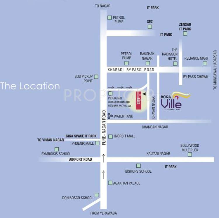  ville Images for Location Plan of Bora Ville
